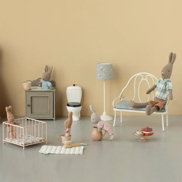 Pack Dulces Sueños Maileg | Conejo Micro y Parque de Juegos Rosa 