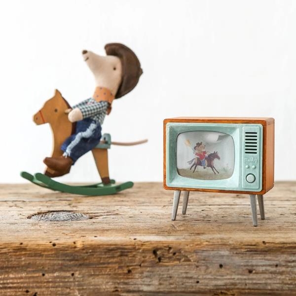 Televisión Ratones Maileg Vintage | Mueble Casita de Muñecas
