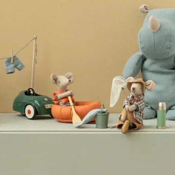 SET Abuelo Ratón va de Pesca Maileg | Pack Aventura y Relax