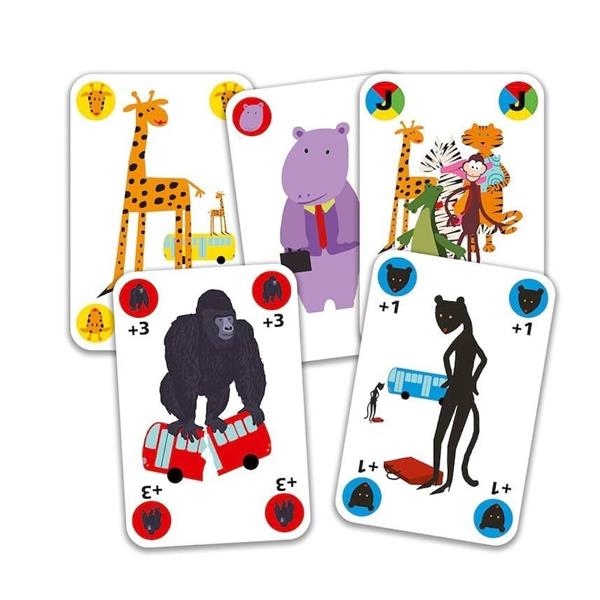 Gorilla de Djeco  | Juego de Cartas de Estrategia y Reflejos