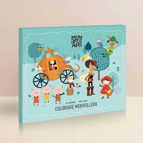 12 Cuentos para Colorear Mon Petit Art  Mini Labo | KamchatkaToys