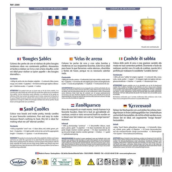 Velas de Arena Sentosphere | Kit Manualidades para Adolescentes