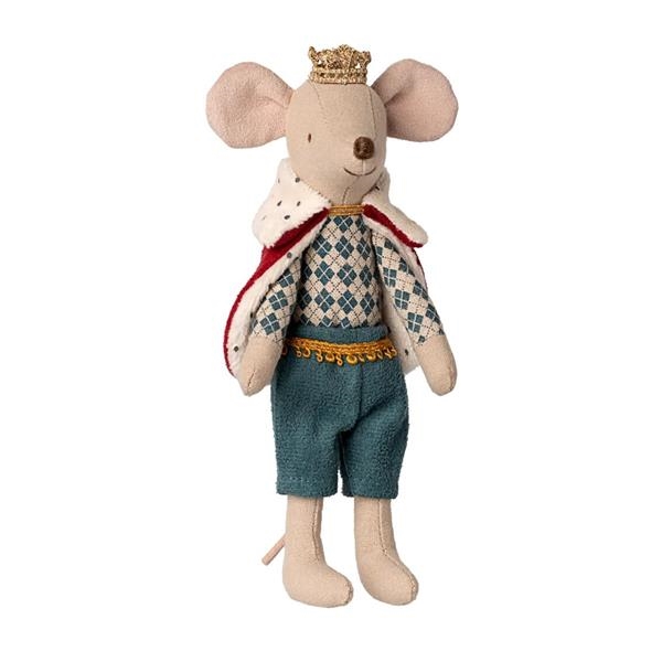 King Mouse Maileg | Rey Ratón con Capa y Corona | Kamchatka