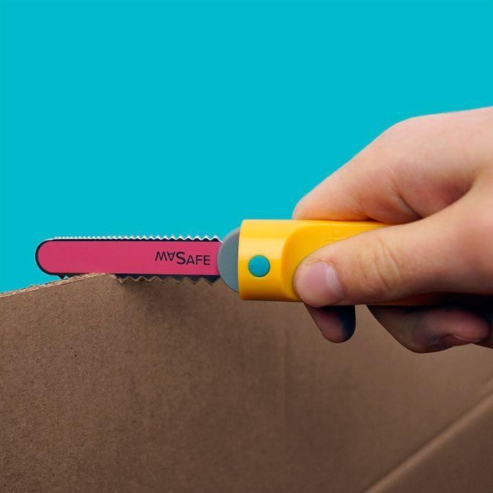 Sierra Segura para Cartón Makedo | Herramienta Corte Infantil G0001 