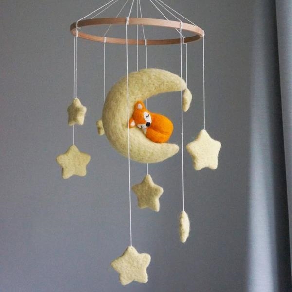 MÓVIL FOX IN THE MOON | GAM-FOX | Juguetes de madera ecológicos, educativos y originales