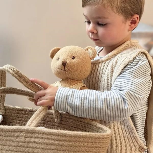 Capazo Trenzado de yute para Muñecos Egmont Toys | Ref. 520122