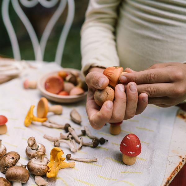 Mushroom Grove Grapat | Setas de Madera para Minimundos 