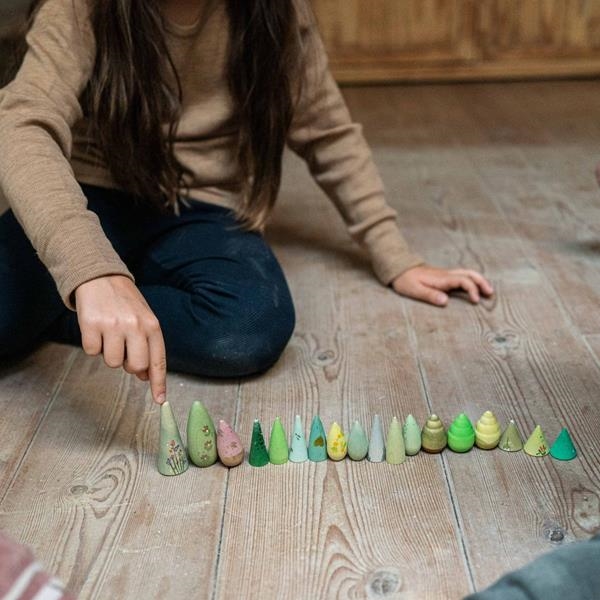 Forest Tree Grapat | Piezas sueltas para juego libre