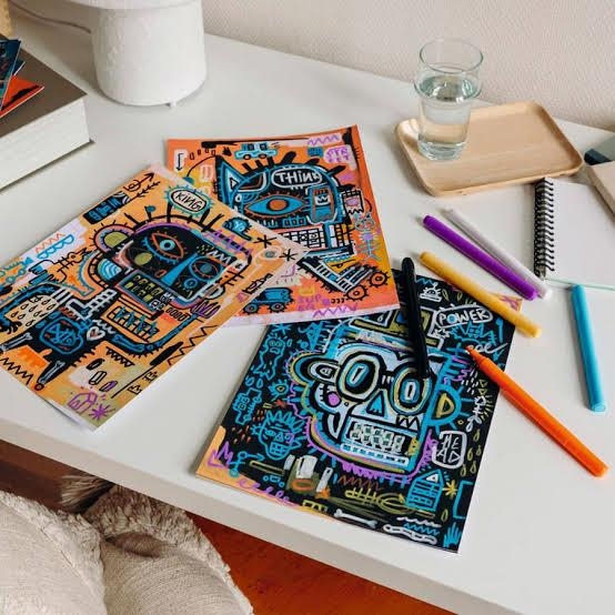 Set Creativo Inspired By Jean-Michel Basquiat | Djeco | Kamchatka