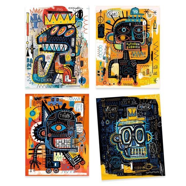 Set Creativo Inspired By Jean-Michel Basquiat | Djeco | Kamchatka
