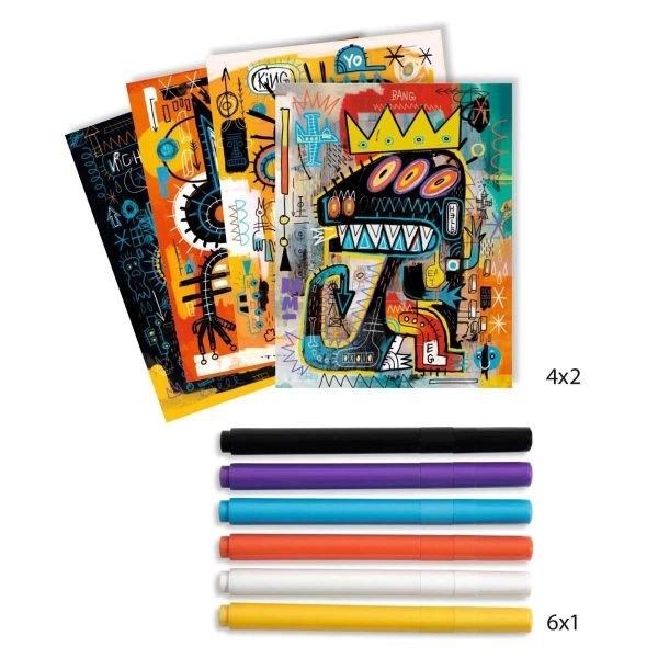 Set Creativo Inspired By Jean-Michel Basquiat | Djeco | Kamchatka