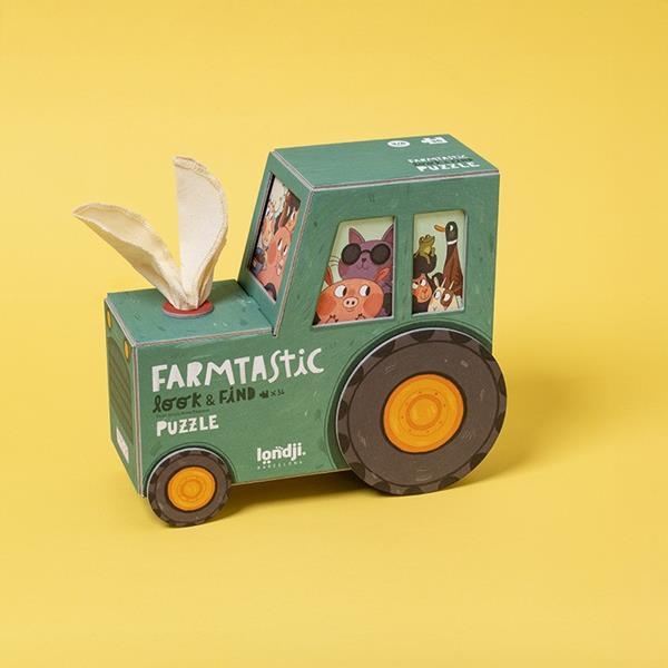 Puzzle & Juego Look & Find Farmtastic 36 Piezas | Londji 