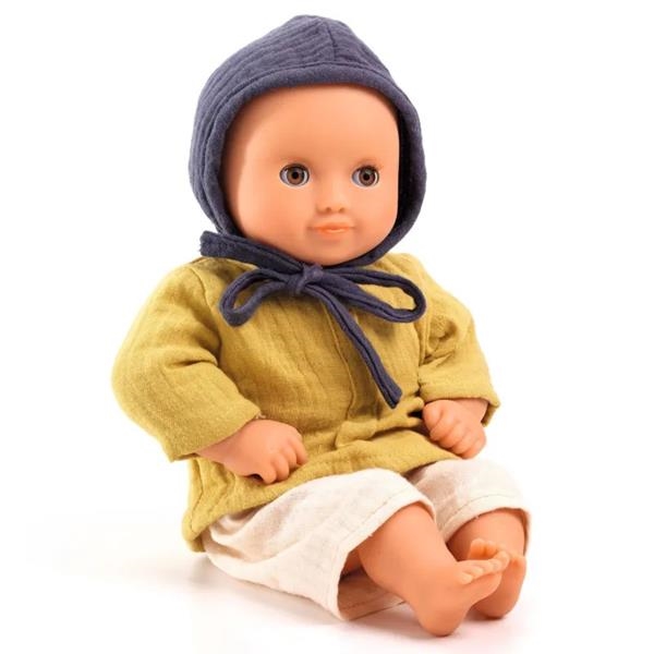 Muñeca POMEA Camomille 32 cm de Tela y Vinilo | Djeco 