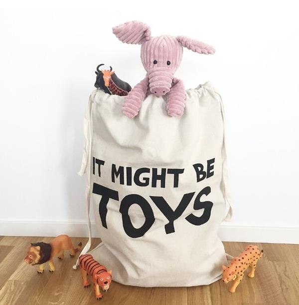 IT MIGHT BE TOYS, BOLSA ALGODÓN | TELL-XMAS | Juguetes de madera ecológicos, educativos y originales