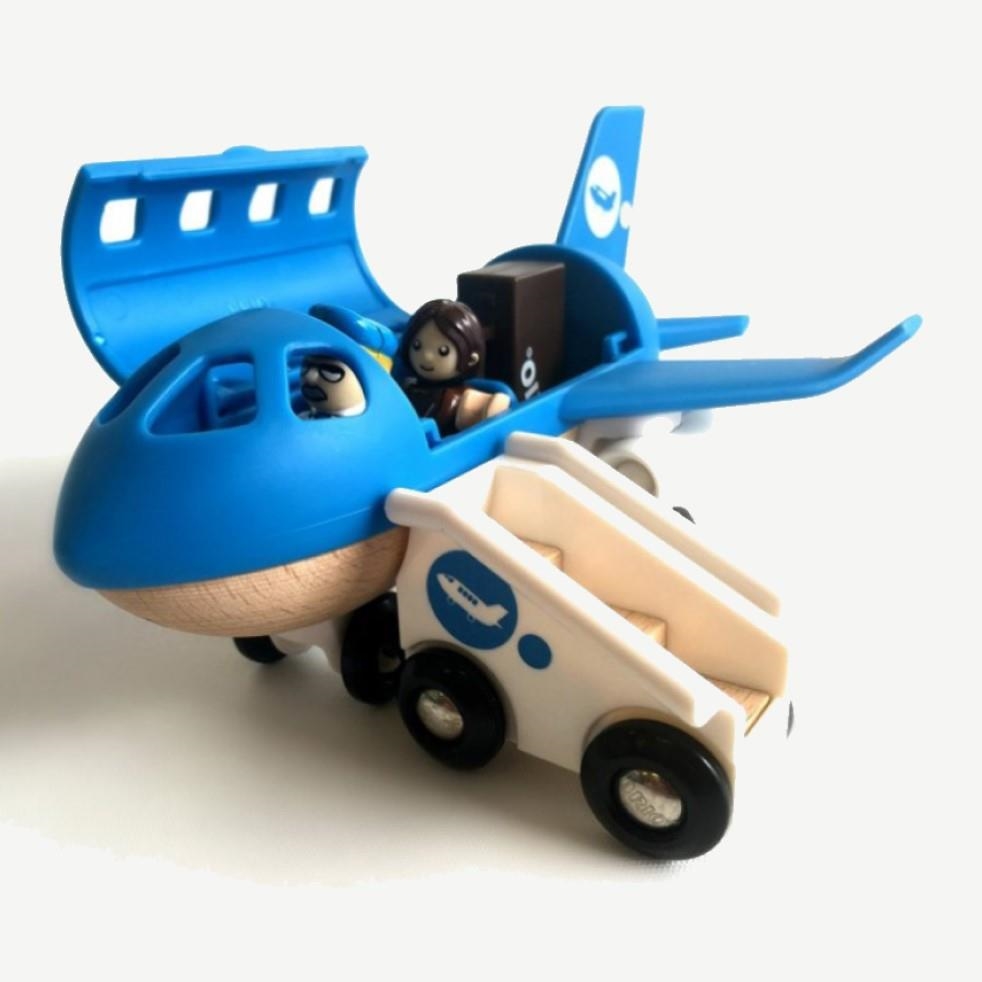 AVIÓN CON PASAJERO | BR33306 | Juguetes de madera ecológicos, educativos y originales