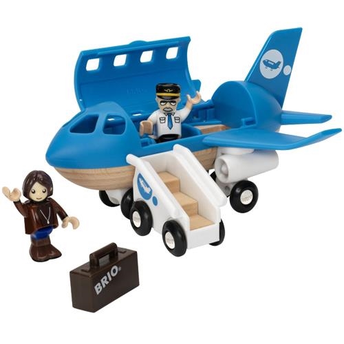 AVIÓN CON PASAJERO | BR33306 | Juguetes de madera ecológicos, educativos y originales