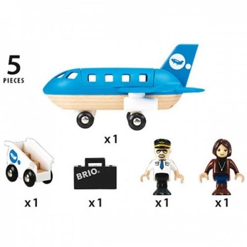 AVIÓN CON PASAJERO | BR33306 | Juguetes de madera ecológicos, educativos y originales