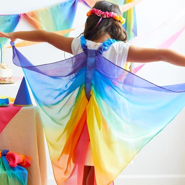 Alas de seda Arcoiris | Juguetes Waldorf | Kamchatka Magic Toys