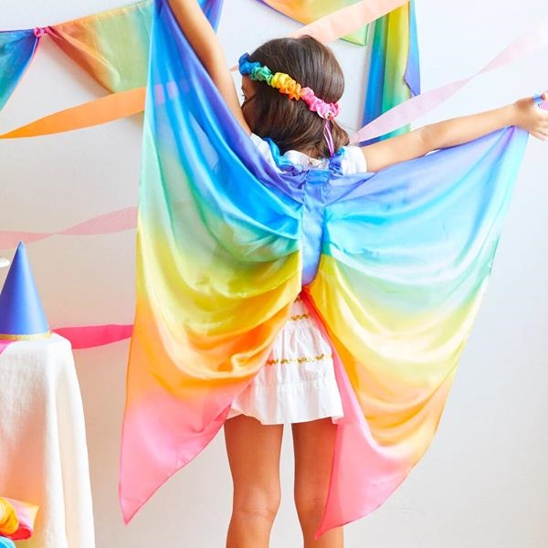 Alas de seda Arcoiris | Juguetes Waldorf | Kamchatka Magic Toys