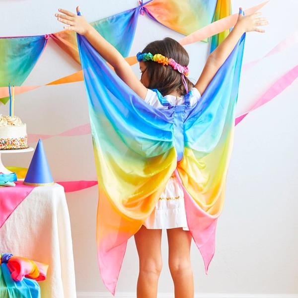 Alas de seda Arcoiris | Juguetes Waldorf | Kamchatka Magic Toys