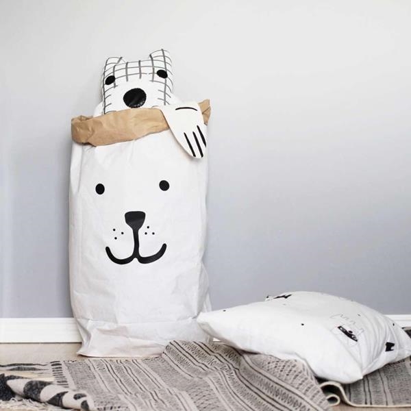 BOLSA DE PAPEL JUGUETERO OSO | TELLK-SBPB | Juguetes de madera ecológicos, educativos y originales