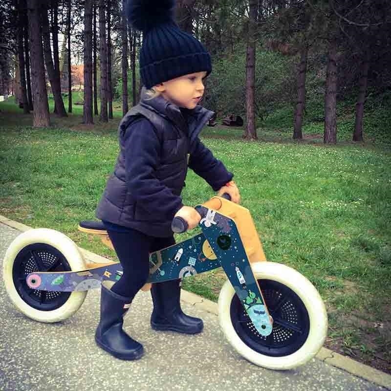 SPACE WISHBONE BIKE 3 EN 1 | WB-SPACE | Juguetes de madera ecológicos, educativos y originales