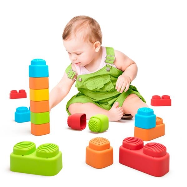 Soft Bibi Bloques Sensoriales para Bebés | Juguete Montessori
