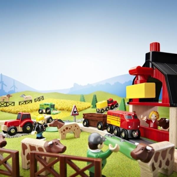 Circuito tren Granja | Brio | Kamchatka Magic Toys