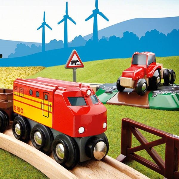 Circuito tren Granja | Brio | Kamchatka Magic Toys