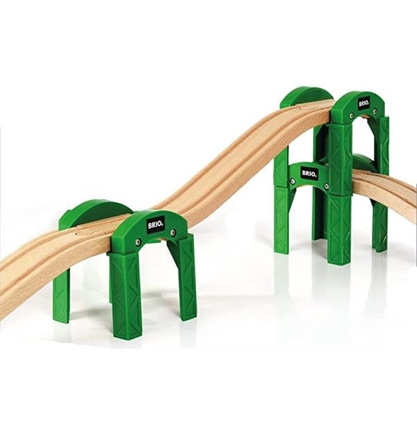 SOPORTES APILABLES PARA VÍAS | BR33253 | Juguetes de madera ecológicos, educativos y originales