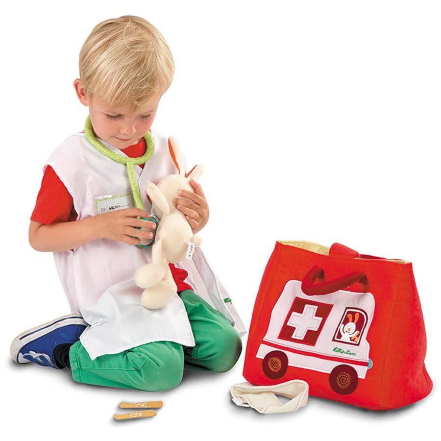 MALETÍN MÉDICO AMBULANCIA | LI86520 | Juguetes de madera ecológicos, educativos y originales