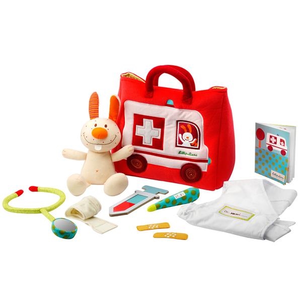 MALETÍN MÉDICO AMBULANCIA | LI86520 | Juguetes de madera ecológicos, educativos y originales