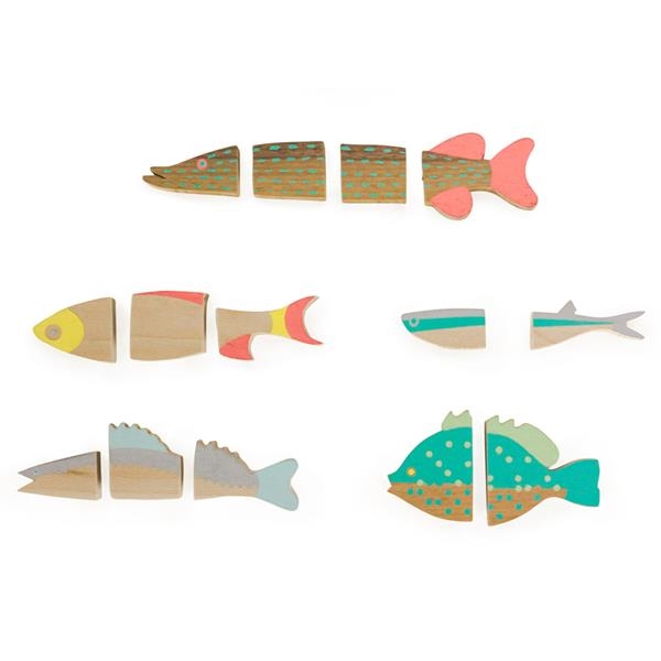 PECES MAGNÉTICOS LAGO BALATÓN | EP-BA003 | Juguetes de madera ecológicos, educativos y originales