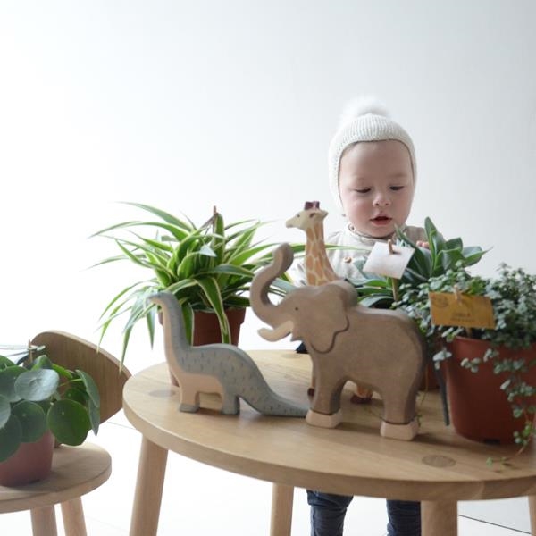 Brontosaurio | Dinosaurios madera | Juguetes Waldorf | Holztiger