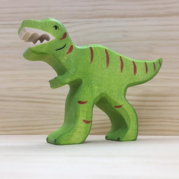 T-Rex | Dinosaurios de madera | Juguetes Waldorf | Holztiger